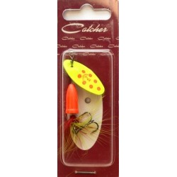 Блешня для риболовлі, обертова, EOS S150063, вага 8г, колір GS461170